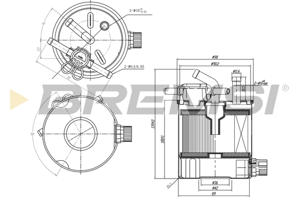 Filtre à carburant BREMSI FE0835