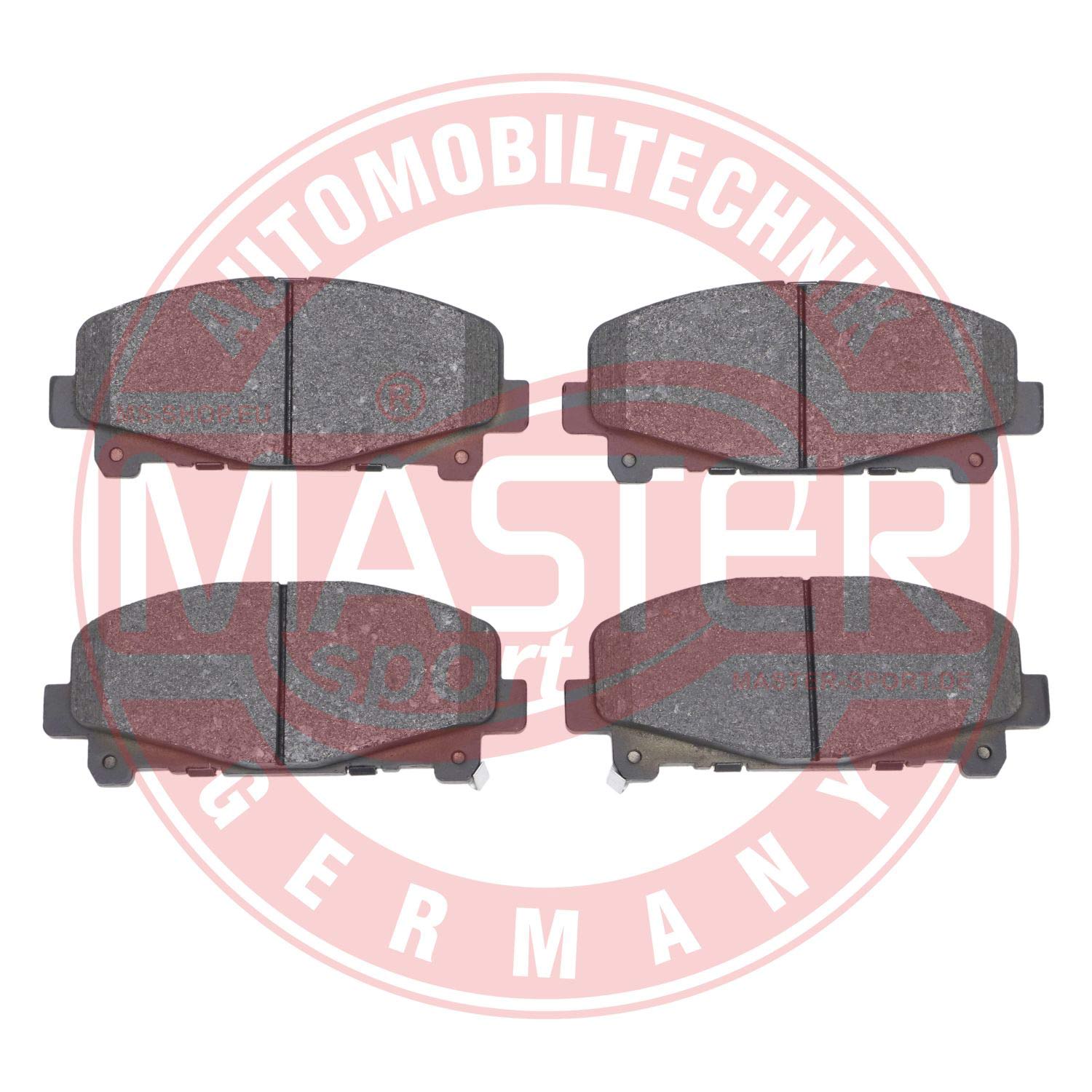 Kit de plaquettes de frein, frein à disque MASTER-SPORT GERMANY 13046134772N-SET-MS