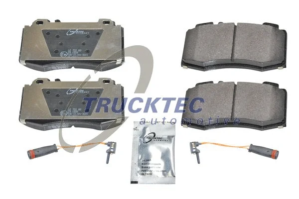 Kit de plaquettes de frein, frein à disque TRUCKTEC AUTOMOTIVE 02.35.124