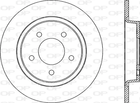 Disque de frein OPEN PARTS BDA2031.10