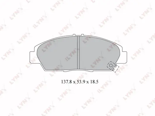 Kit de plaquettes de frein, frein à disque LYNXAUTO BD-3421