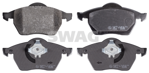 Kit de plaquettes de frein, frein à disque SWAG 30 91 6338