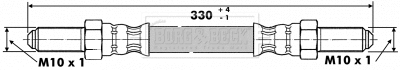 Flexible de frein BORG & BECK BBH6135