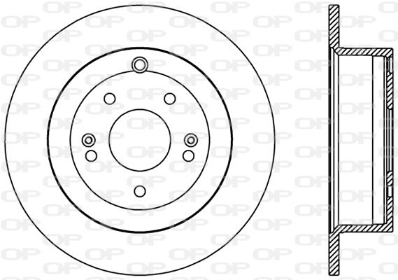 Disque de frein OPEN PARTS BDR2410.10