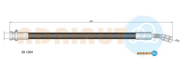 Flexible de frein ADRIAUTO 28.1264
