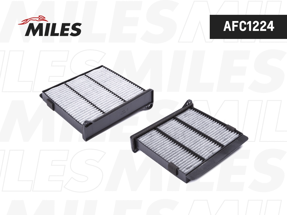 Filtre, air de l'habitacle MILES AFC1224