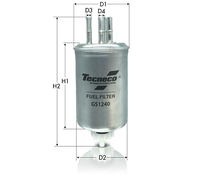 Filtre à carburant TECNECO FILTERS GS1240