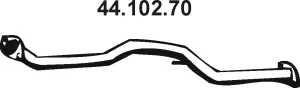 Tuyau d'échappement EBERSPÄCHER 44.102.70