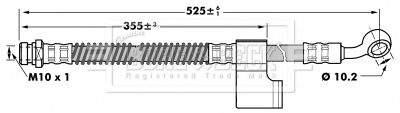 Flexible de frein BORG & BECK BBH7036
