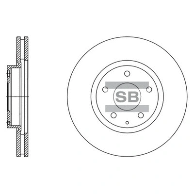 Disque de frein Hi-Q SD4424