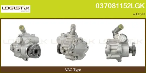 Pompe hydraulique, direction LGK 037081152LGK