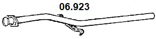 Tuyau d'échappement NOVAK 06.923