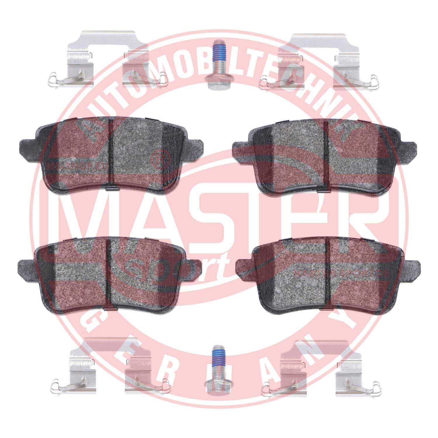 Kit de plaquettes de frein, frein à disque MASTER-SPORT GERMANY 13046144352N-SET-MS