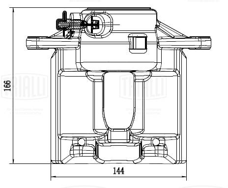 Étrier de frein TRIALLI CF 052268