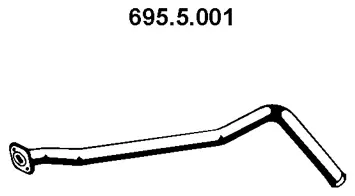 Tuyau d'échappement EBERSPÄCHER 695.5.001