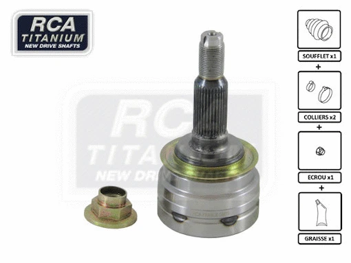 Jeu de joints, arbre de transmission RCA FRANCE GM15