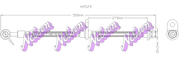 Flexible de frein KAWE H4529