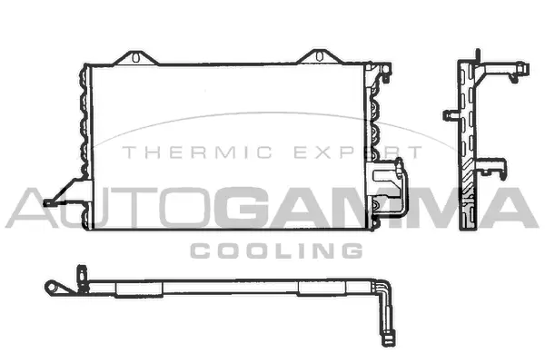 Condenseur, climatisation AUTOGAMMA 101831