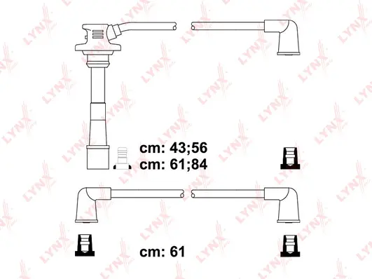 Kit de câbles d'allumage LYNXAUTO SPC7541