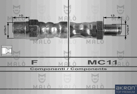 Flexible de frein AKRON-MALÒ 8244