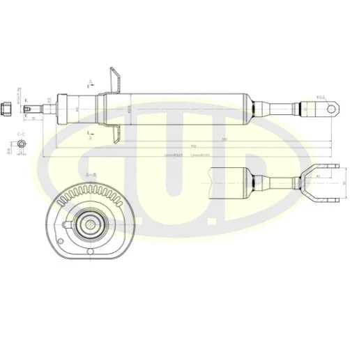 Amortisseur G.U.D. GSA341844