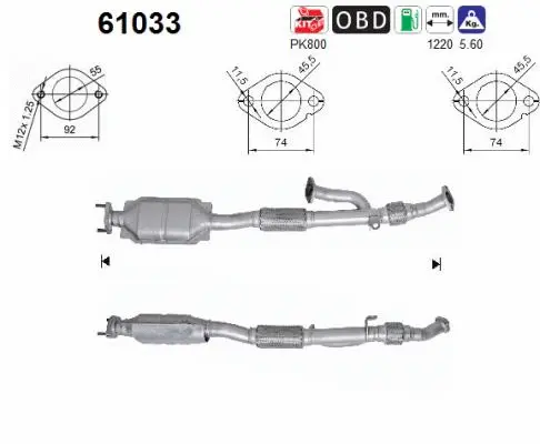 Catalyseur AS 61033