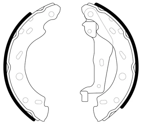 Jeu de mâchoires de frein SB BS31001