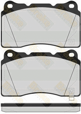 Kit de plaquettes de frein, frein à disque Brake ENGINEERING PA1591