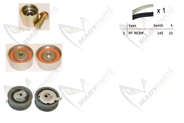 Kit de courroie crantée MABYPARTS OBK010342