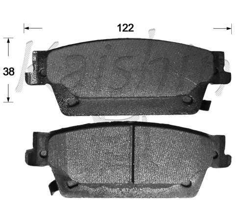 Kit de plaquettes de frein, frein à disque KAISHIN FK10143