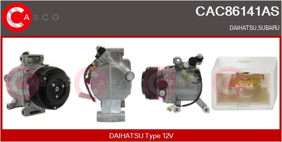 Compresseur, climatisation CASCO CAC86141AS