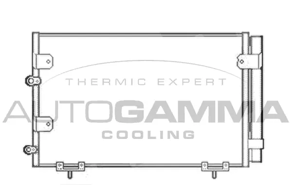 Condenseur, climatisation AUTOGAMMA 103859