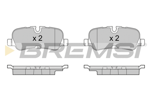 Kit de plaquettes de frein, frein à disque BREMSI BP3417