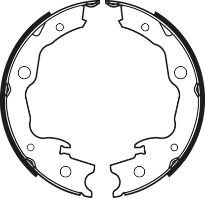 Jeu de mâchoires de frein ABTEX ABS4146