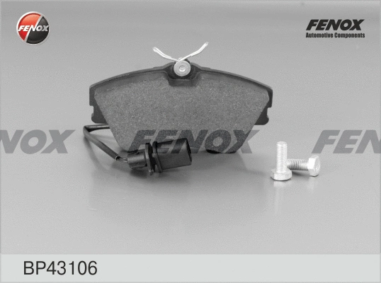 Kit de plaquettes de frein, frein à disque FENOX BP43106