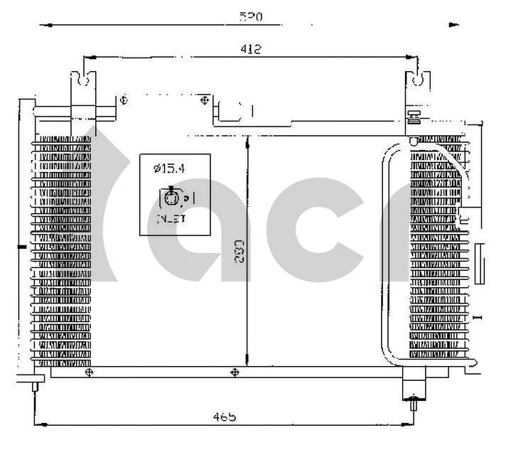 Condenseur, climatisation ACR 300502
