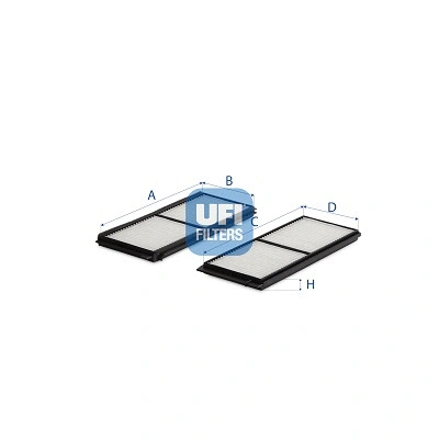 Filtre, air de l'habitacle UFI 53.219.00