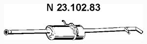 Silencieux arrière VEGAZ GmbH MS-381EBER