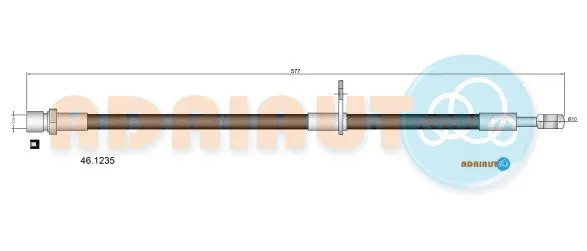 Flexible de frein ADRIAUTO 46.1235