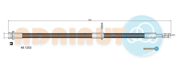 Flexible de frein ADRIAUTO 48.1253