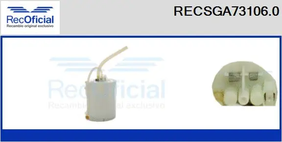unité d'alimentation de carburant RECOFICIAL RECSGA73106.0