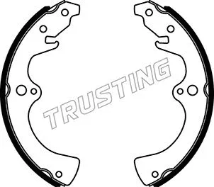 Jeu de mâchoires de frein TRUSTING 049.120