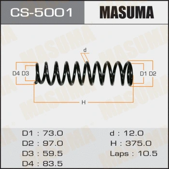 Ressort de suspension MASUMA CS-5001