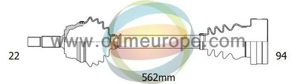 Arbre de transmission 4X4 ESTANFI EST-18-211200