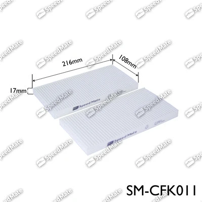 Filtre, air de l'habitacle SpeedMate SM-CFK011