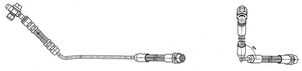 Flexible de frein CEF 512198