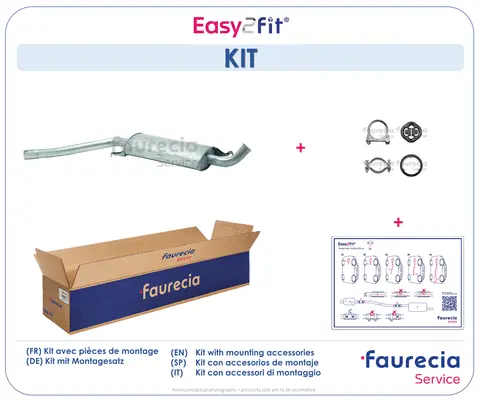 Silencieux central Faurecia FS03003