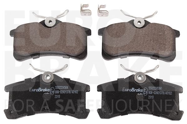 Kit de plaquettes de frein, frein à disque EUROBRAKE 5502224564