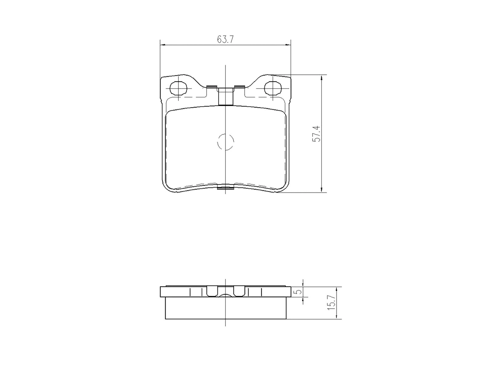 Kit de plaquettes de frein, frein à disque A.Z. Meisterteile AZMT-44-022-1089