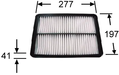 Filtre à air JS ASAKASHI A9424
